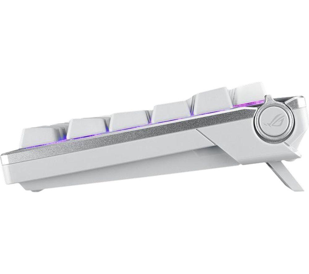 ASUS ROG Azoth Wireless Mechanical Gaming Keyboard – Moonlight White