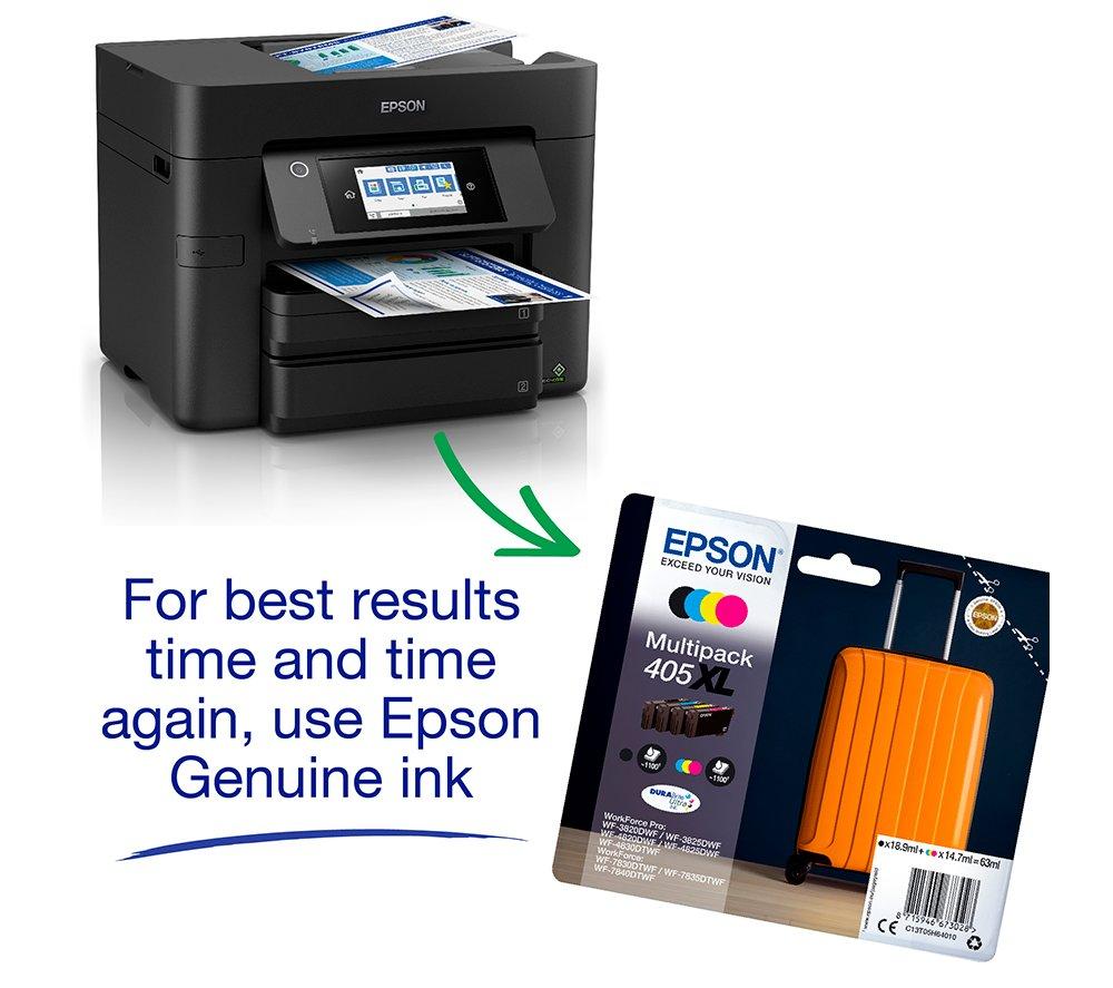 EPSON WorkForce Pro WF-4830DTWF All-in-One Wireless Inkjet Printer with Fax