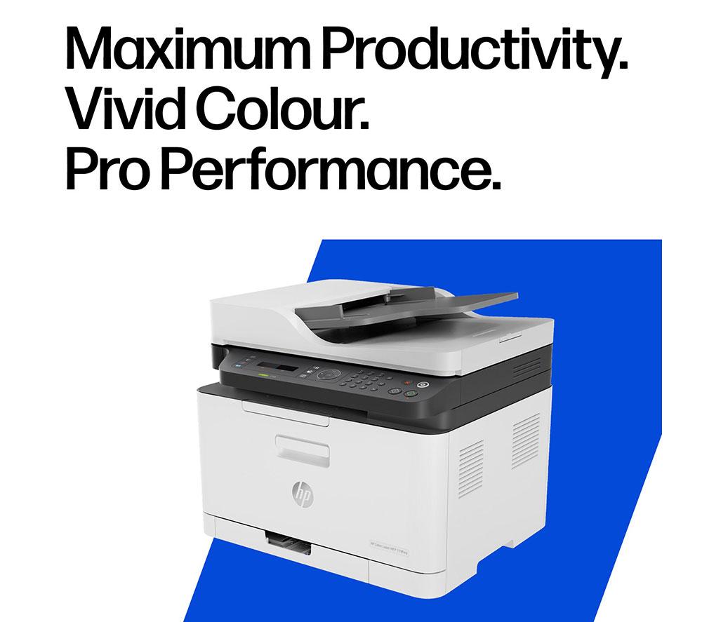 HP 179fnw All-in-One Wireless Colour Laser Printer | Scan & Copy | Automatic Doc Feeder | WiFi Print