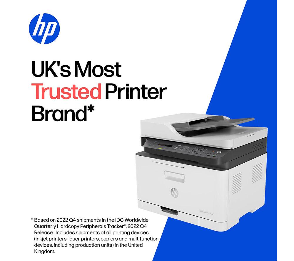 HP 179fnw All-in-One Wireless Colour Laser Printer | Scan & Copy | Automatic Doc Feeder | WiFi Print
