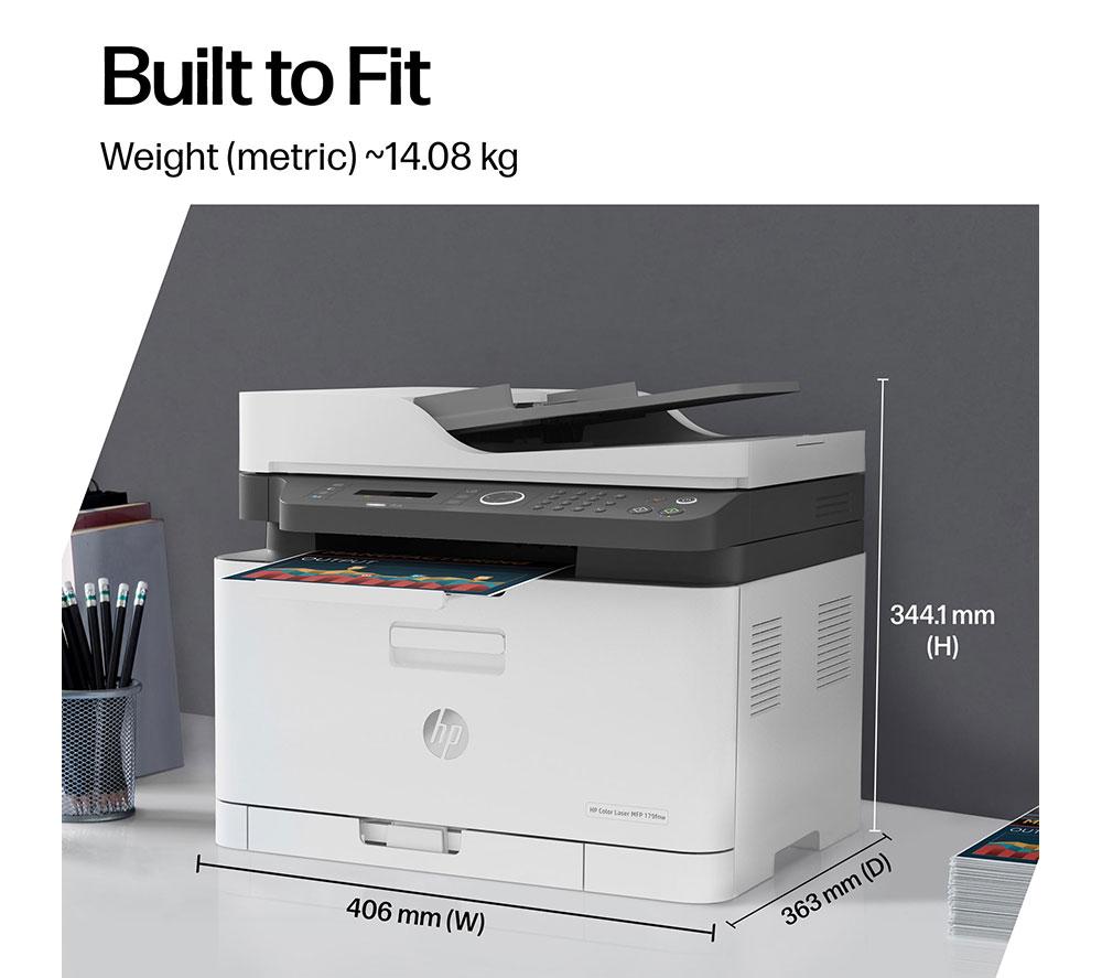 HP 179fnw All-in-One Wireless Colour Laser Printer | Scan & Copy | Automatic Doc Feeder | WiFi Print