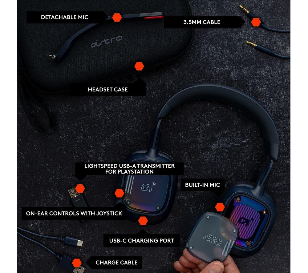 ASTRO A30 kabelloses Gaming-Headset für PlayStation – Blau