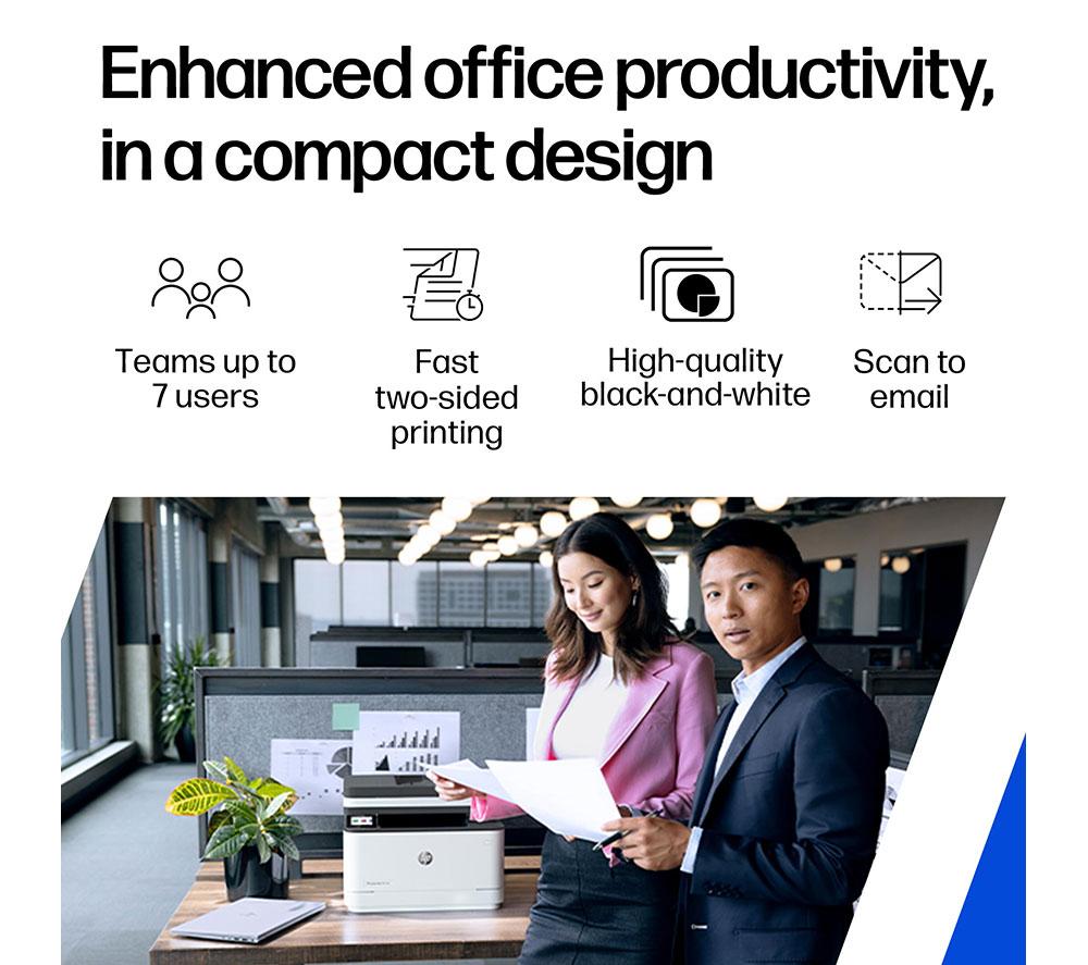 HP LaserJet Pro 3102FDW Mono All-in-One Wireless Printer | Scan & Copy | WiFi Printer