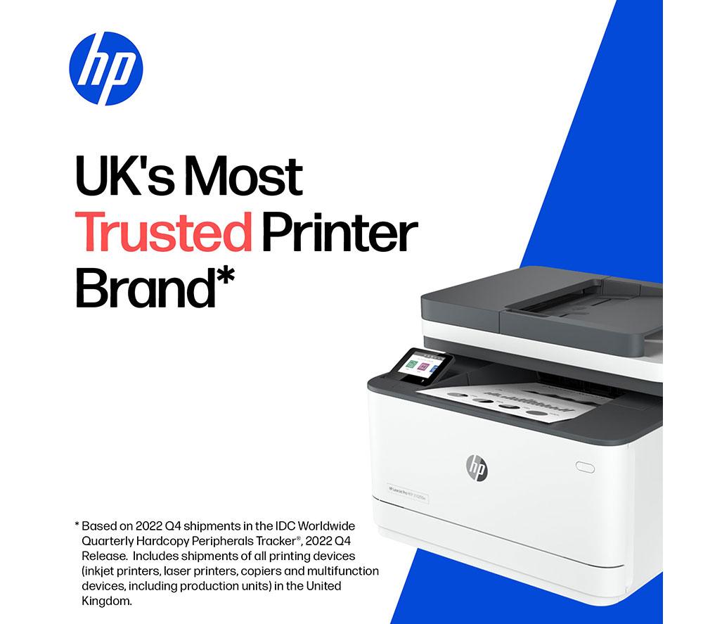 HP LaserJet Pro 3102FDW Mono All-in-One Wireless Printer | Scan & Copy | WiFi Printer