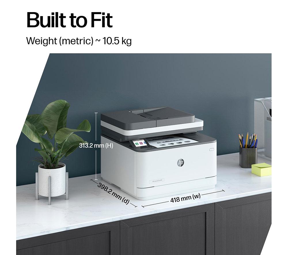 HP LaserJet Pro 3102FDW Mono All-in-One Wireless Printer | Scan & Copy | WiFi Printer