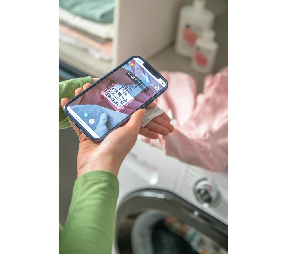 HOOVER H-Wash 350 H3WPS6106TAMB6-80 Lavadora de 10 kg y 1600 rpm con WiFi - Blanca