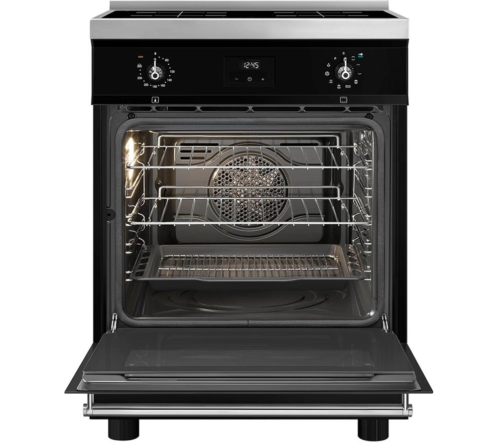 SMEG Concert C6IPBLT2 60 cm Electric Induction Pyrolytic Cooker - Black & Stainless Steel