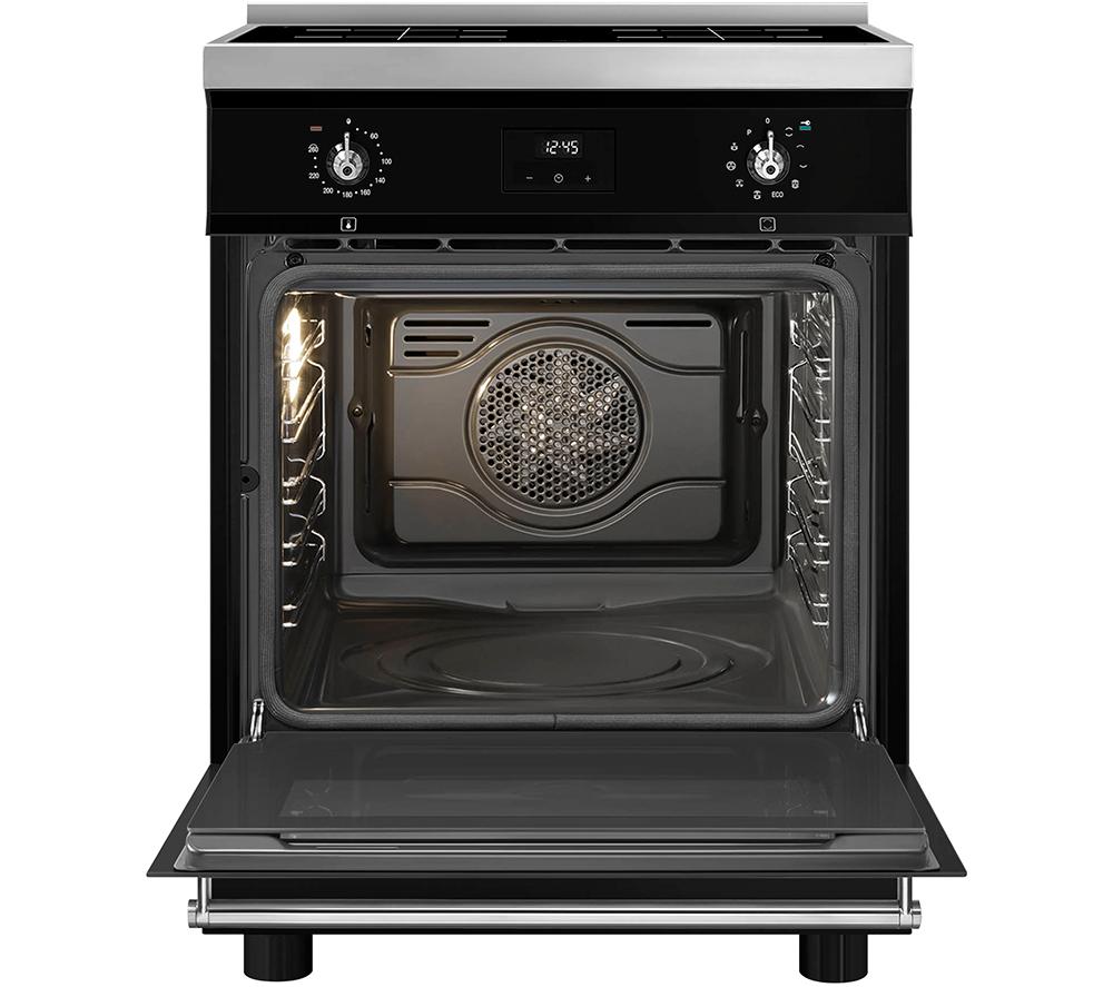 SMEG Concert C6IPBLT2 60 cm Electric Induction Pyrolytic Cooker - Black & Stainless Steel