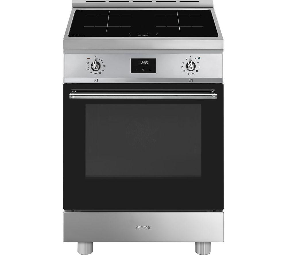 SMEG Concert C6IPXT2 60 cm Electric Induction Pyrolytic Cooker - Stainless Steel