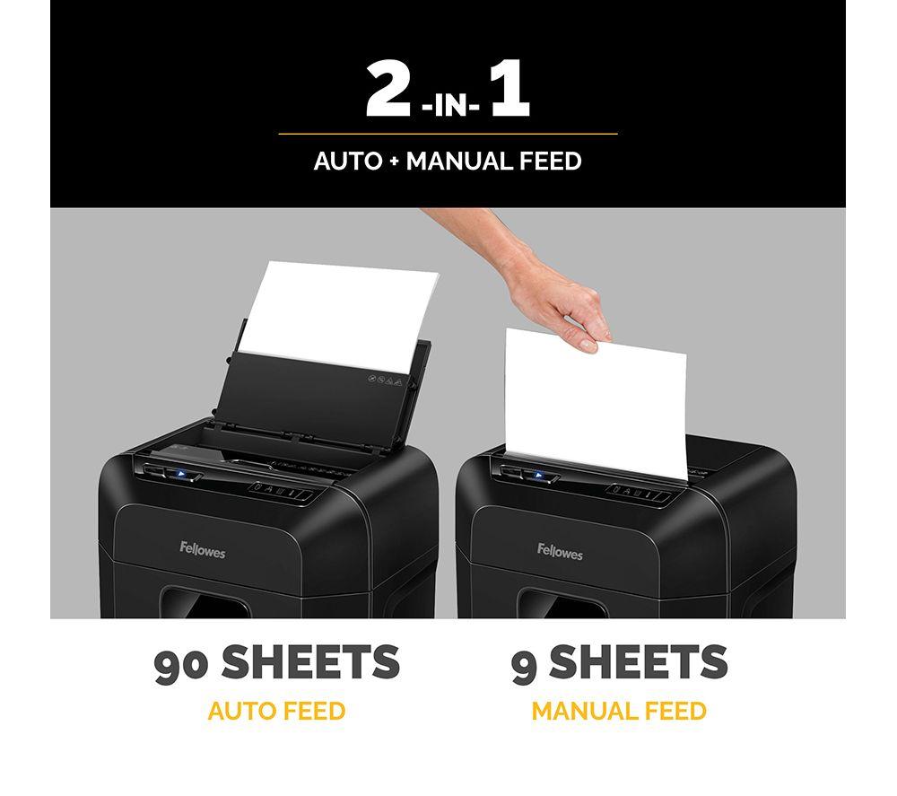 FELLOWES AutoMax 90M Mini Cut Paper Shredder