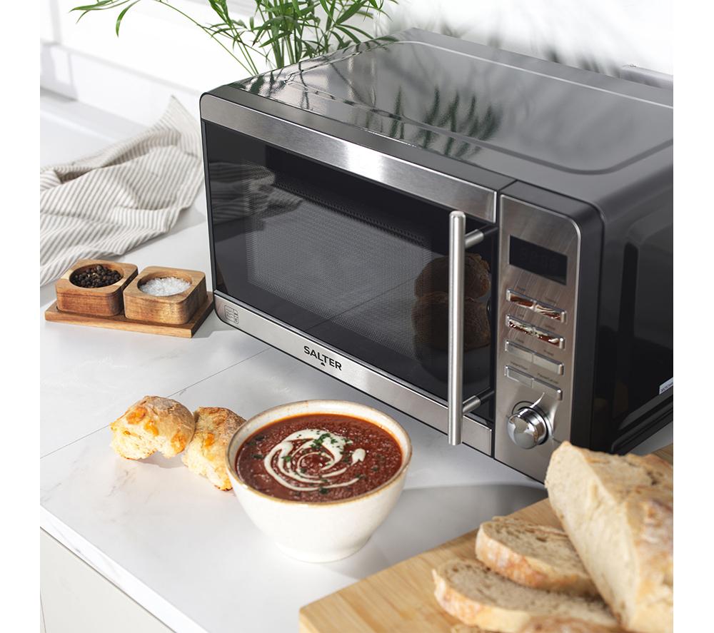 SALTER EK5746 Solo Microwave - Stainless Steel