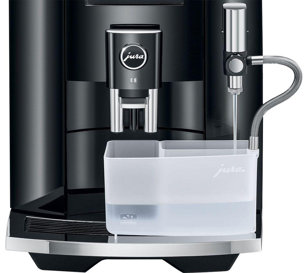 JURA E8 Smart Bean to Cup Coffee Machine - Piano Black