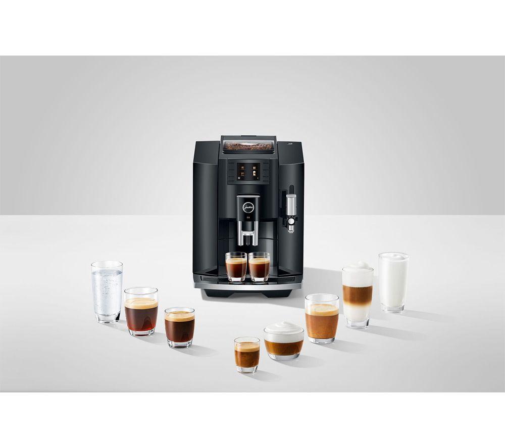 JURA E8 Smart Bean to Cup Coffee Machine - Piano Black
