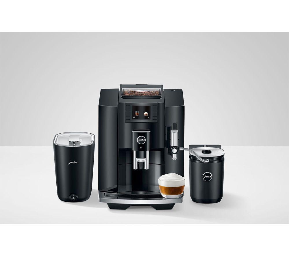 JURA E8 Smart Bean to Cup Coffee Machine - Piano Black