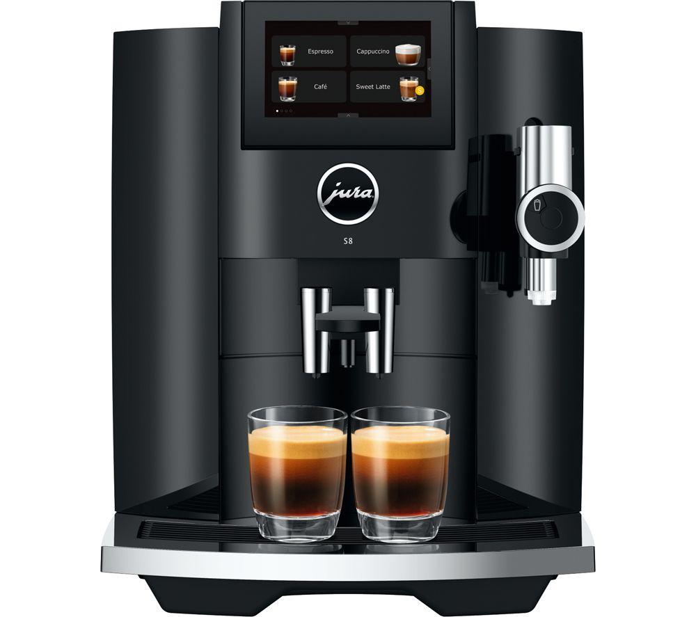 JURA S8 Smart Bean to Cup Coffee Machine - Dark Inox