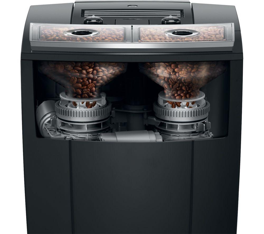 JURA J8 Twin 15659 Smart Bean to Cup Coffee Machine - Diamond Black