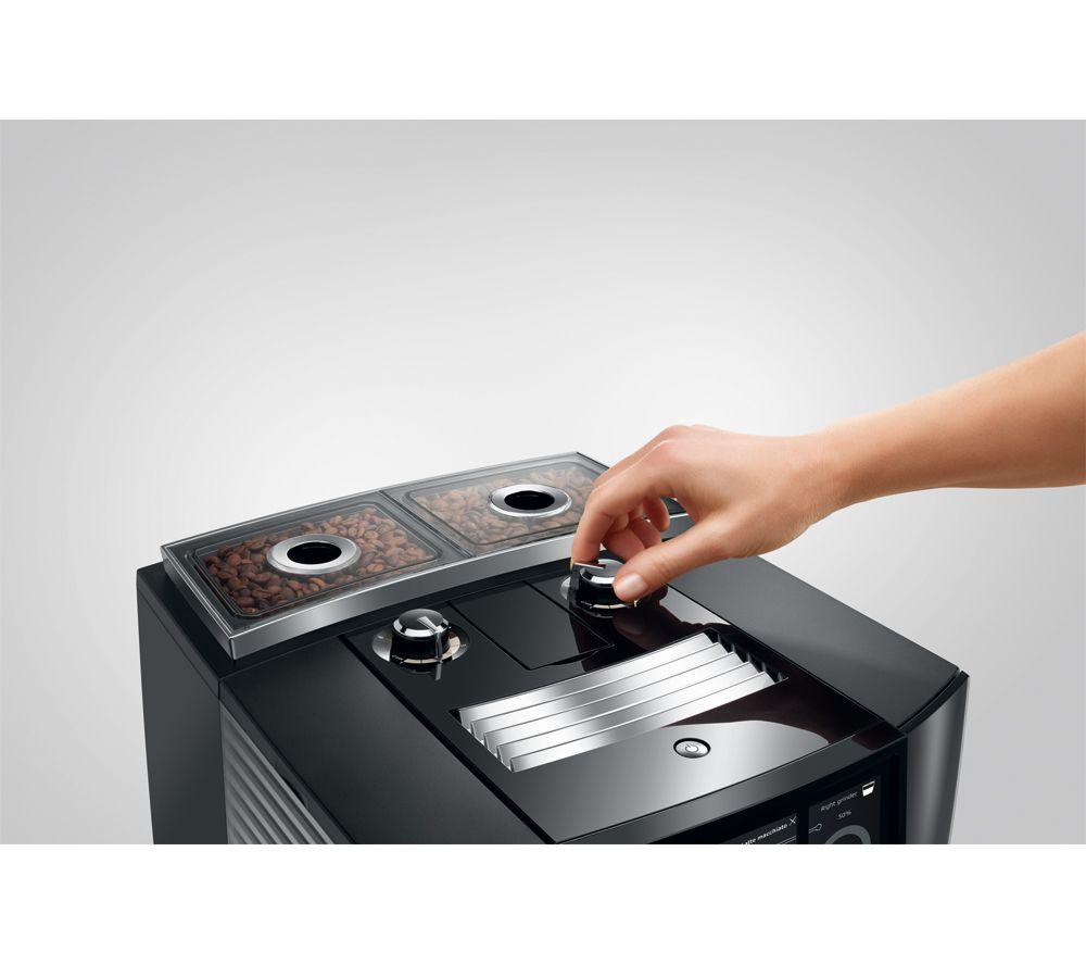 JURA J8 Twin 15659 Smart Bean to Cup Coffee Machine - Diamond Black