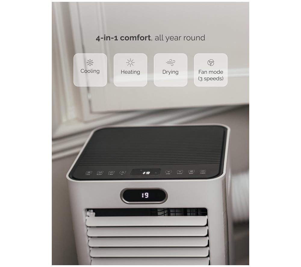 MEACO MeacoCool 8000CHR PRO Aire Acondicionado y Deshumidificador Inteligente - Blanco