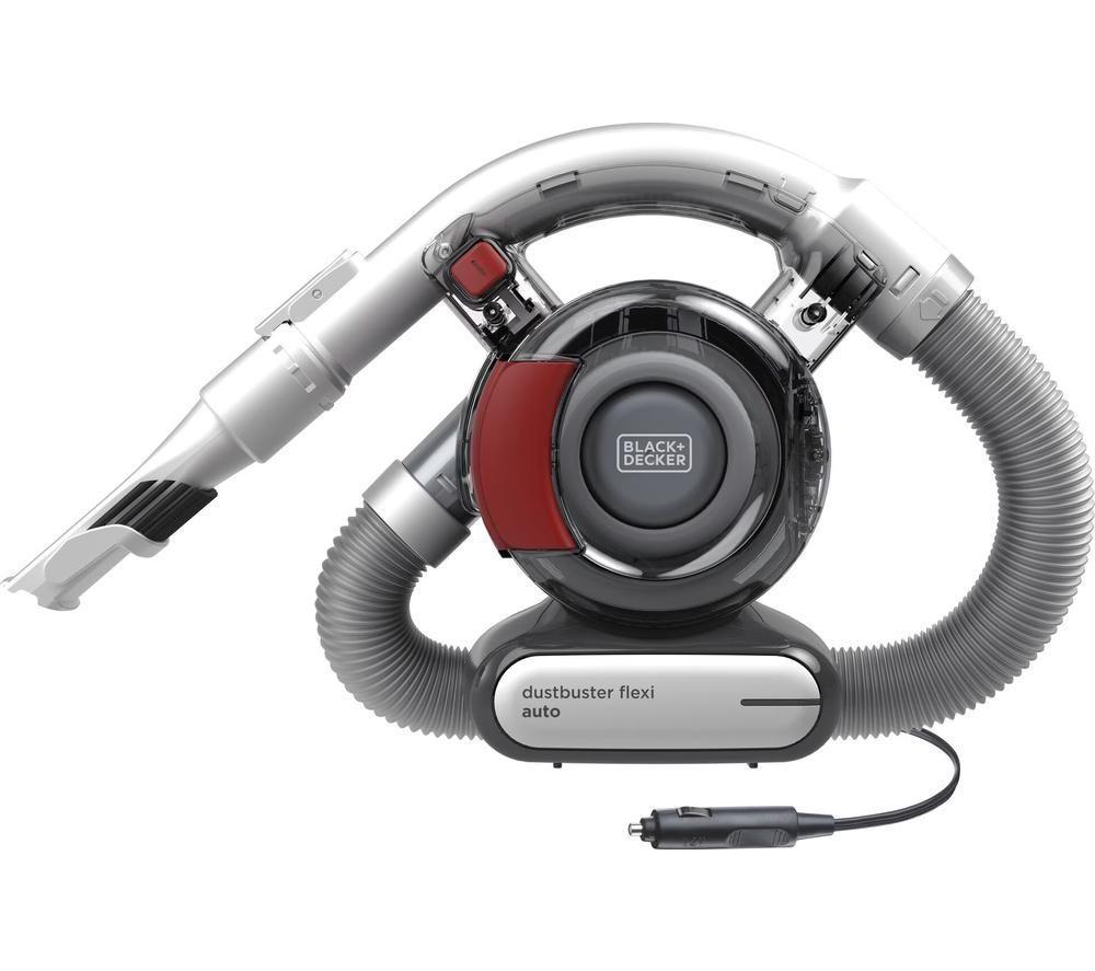 BLACK + DECKER DustBuster Flexi Auto PD1200AV Handheld Vacuum Cleaner - Red & Grey
