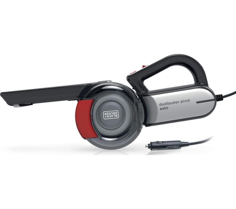Aspirador de mano Black+Decker DustBuster Pivot Auto PV1200AV-XJ - Rojo y gris