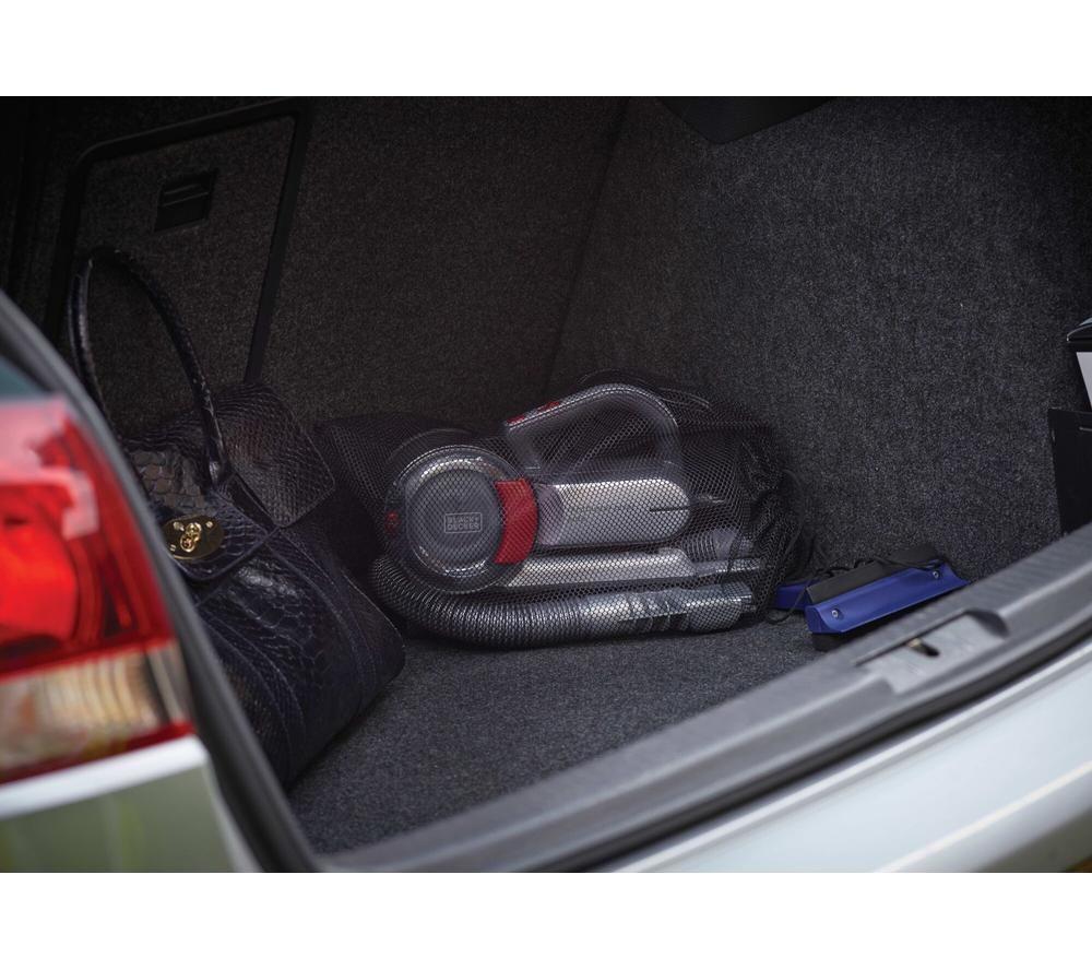 Aspirador de mano Black+Decker DustBuster Pivot Auto PV1200AV-XJ - Rojo y gris