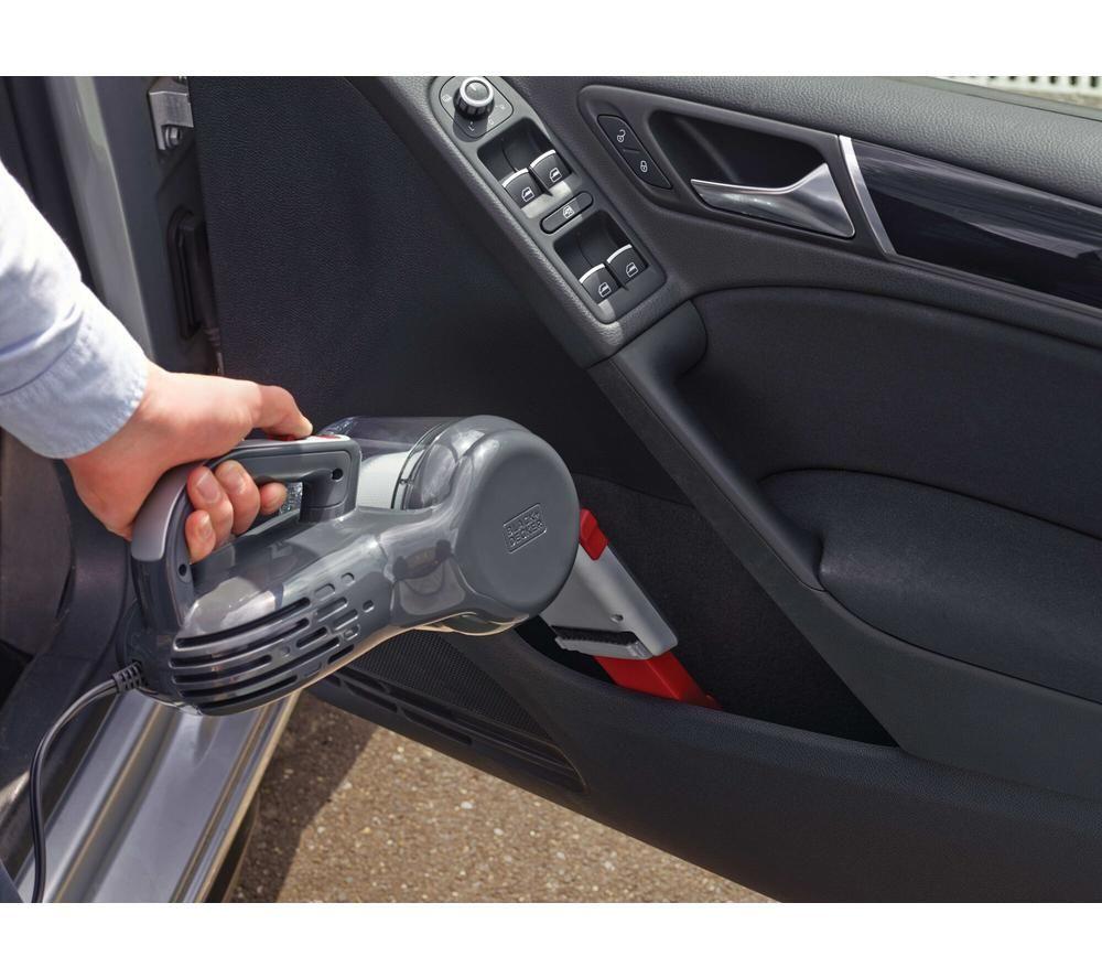 Aspirador de mano Black+Decker DustBuster Pivot Auto PV1200AV-XJ - Rojo y gris