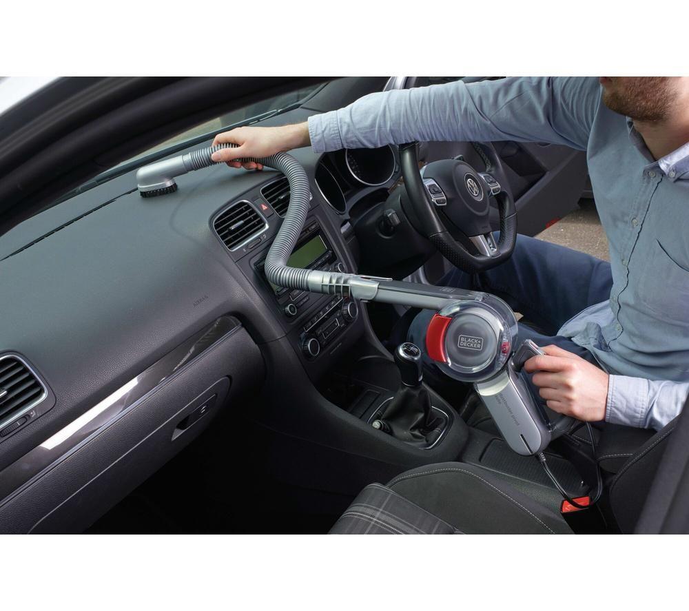 Aspirador de mano Black+Decker DustBuster Pivot Auto PV1200AV-XJ - Rojo y gris