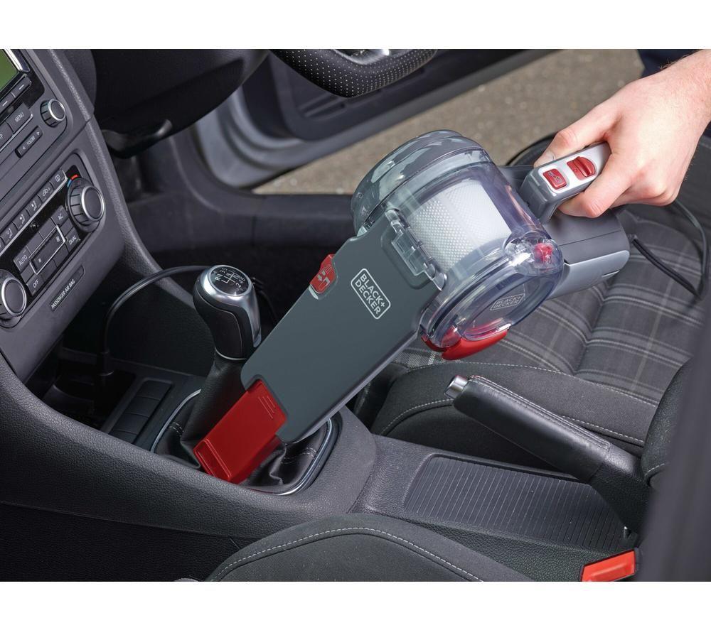 Aspirador de mano Black+Decker DustBuster Pivot Auto PV1200AV-XJ - Rojo y gris
