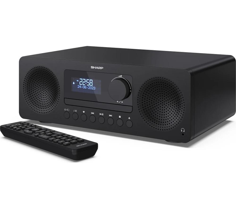 Sistema de alta fidelidad todo en uno con Bluetooth SHARP Tokyo XL-B720D - Negro