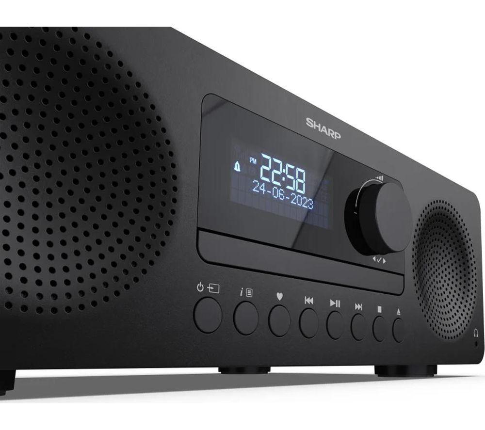 Sistema de alta fidelidad todo en uno con Bluetooth SHARP Tokyo XL-B720D - Negro