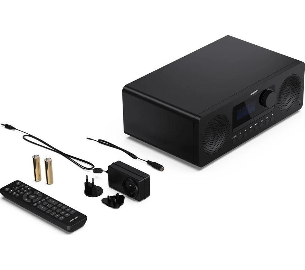 Sistema de alta fidelidad todo en uno con Bluetooth SHARP Tokyo XL-B720D - Negro