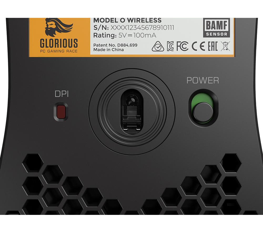 GLORIOUS Model O RGB Wireless Optical Gaming Mouse - Matte Black