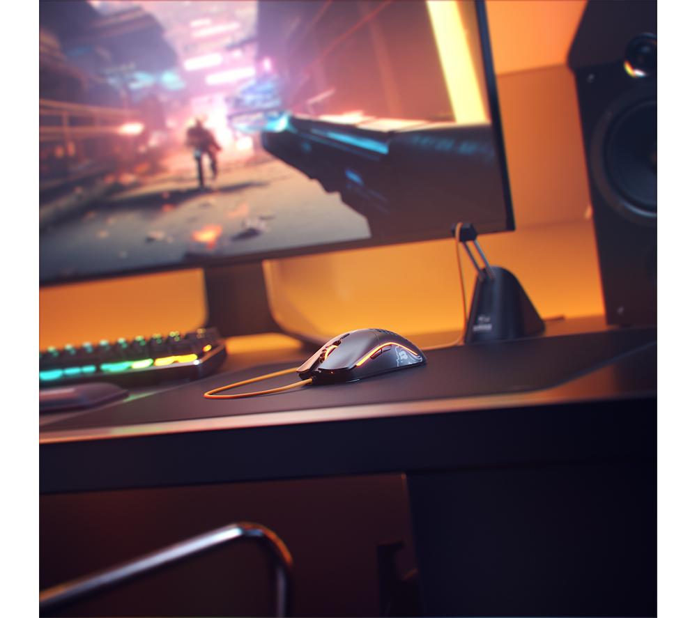 GLORIOUS Model O RGB Optical Gaming Mouse - Matte Black