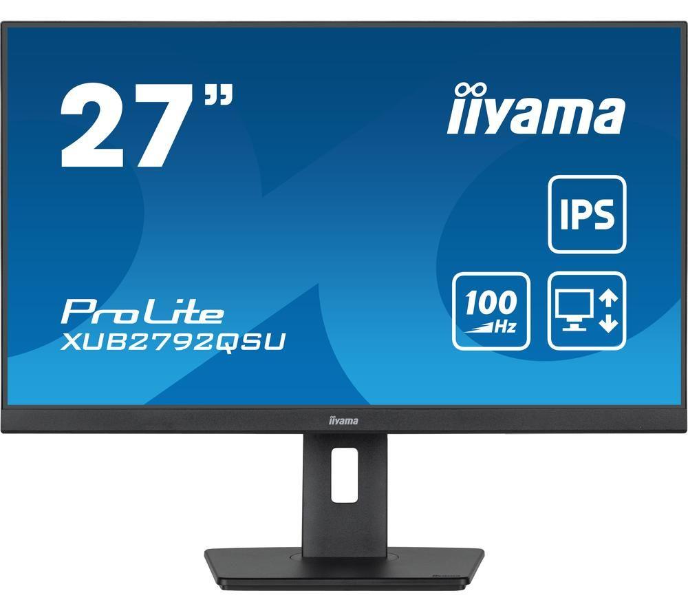 IIYAMA ProLite XUB2792QSU-B6 Quad HD 27" LED Monitor - Black