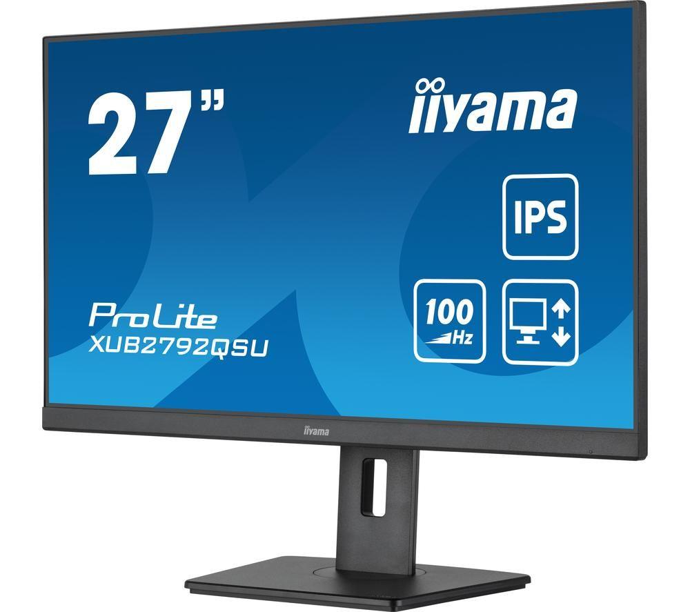 IIYAMA ProLite XUB2792QSU-B6 Quad HD 27" LED Monitor - Black