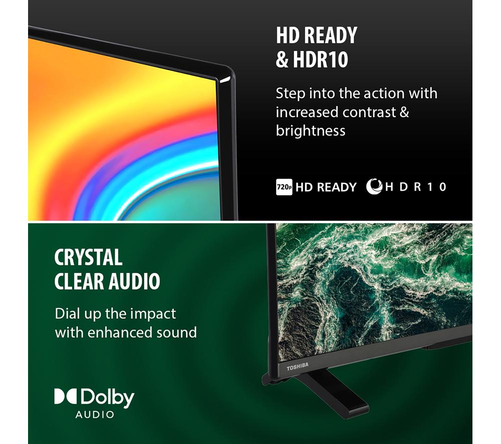 Televisor LED HDR Smart HD Ready de 32" TOSHIBA Fire TV 32WF2F53DB con Amazon Alexa