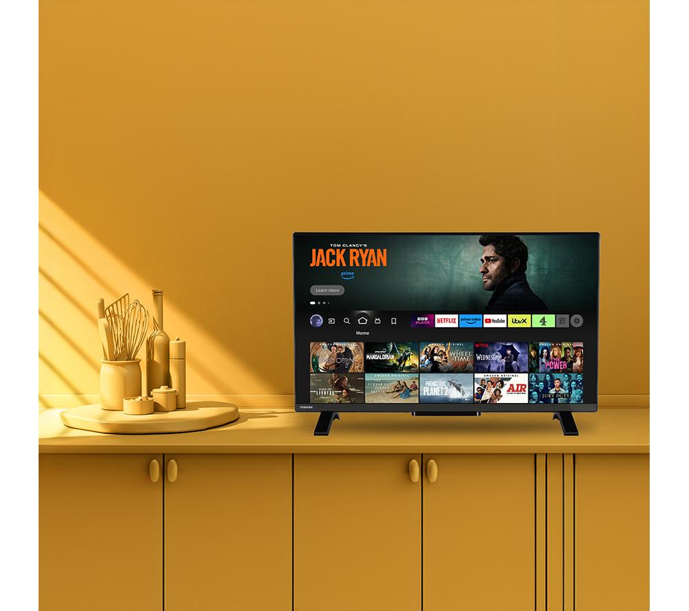 Televisor LED HDR Smart HD Ready de 32" TOSHIBA Fire TV 32WF2F53DB con Amazon Alexa