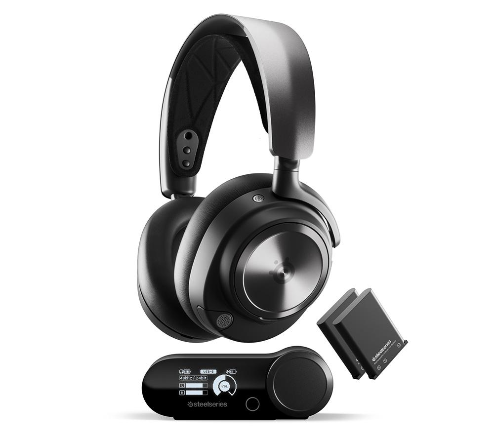 STEELSERIES Arctis Nova Pro Wireless 7.1 Gaming Headset for PC & PlayStation - Black