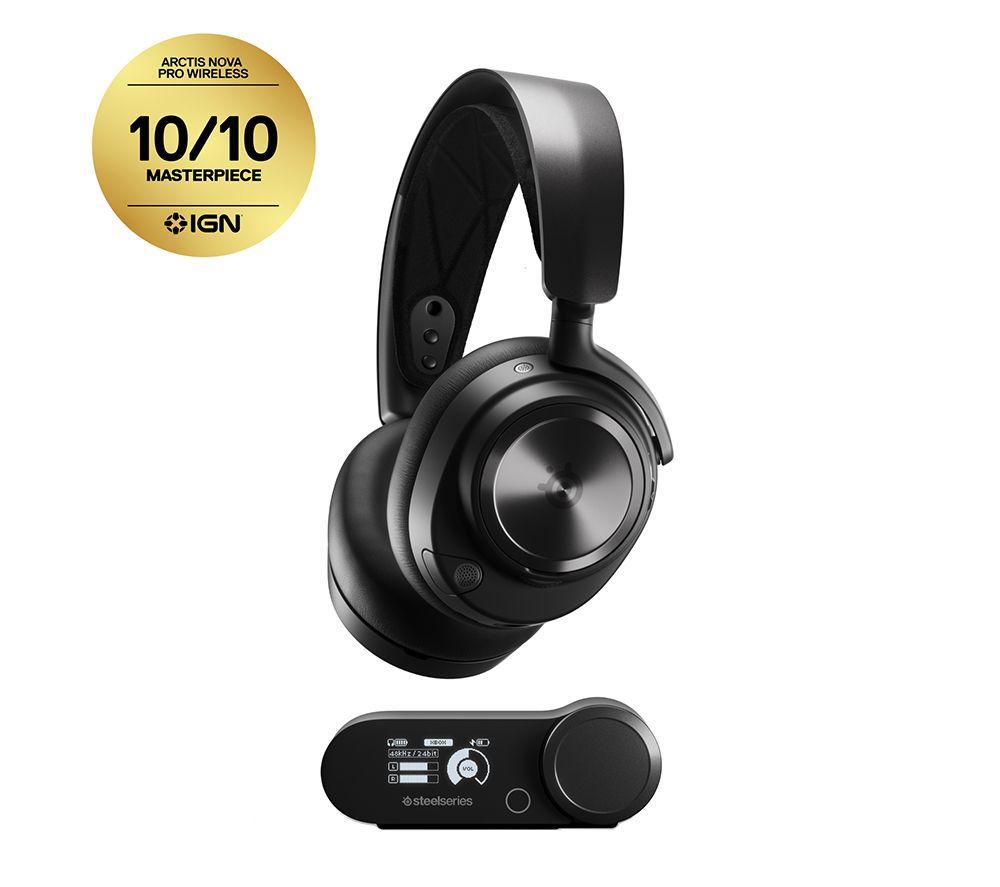 STEELSERIES Arctis Nova Pro Wireless 7.1 Gaming Headset for PC & PlayStation - Black
