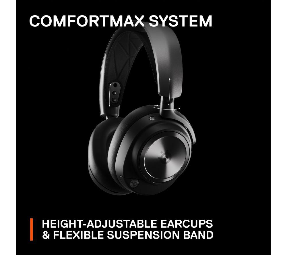 STEELSERIES Arctis Nova Pro Wireless 7.1 Gaming Headset for PC & PlayStation - Black