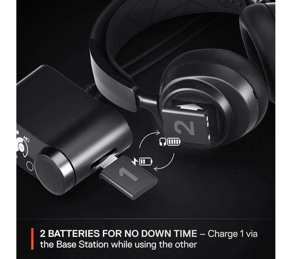 STEELSERIES Arctis Nova Pro Wireless 7.1 Gaming Headset for PC & PlayStation - Black