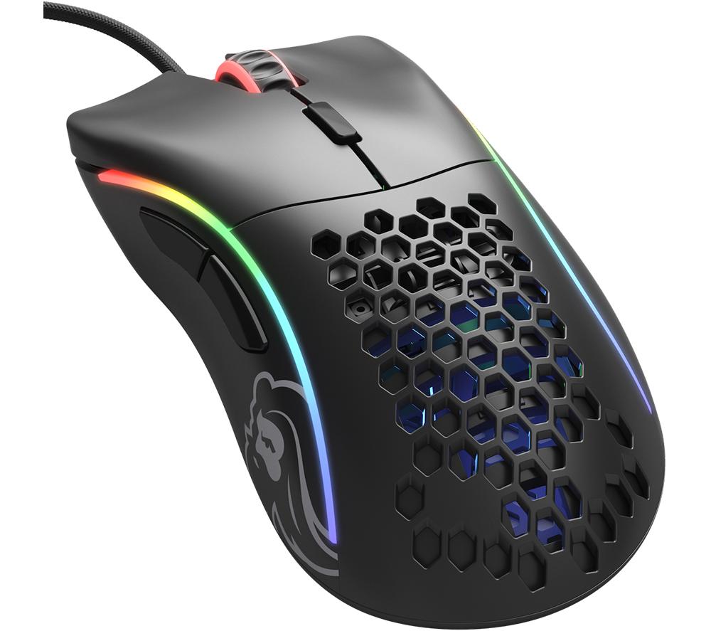 Ratón óptico para juegos GLORIOUS Model D RGB - Negro