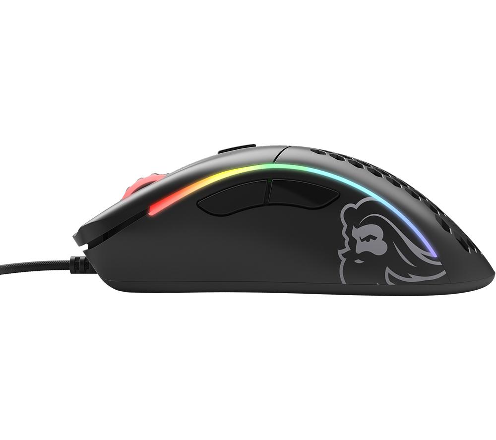 Ratón óptico para juegos GLORIOUS Model D RGB - Negro