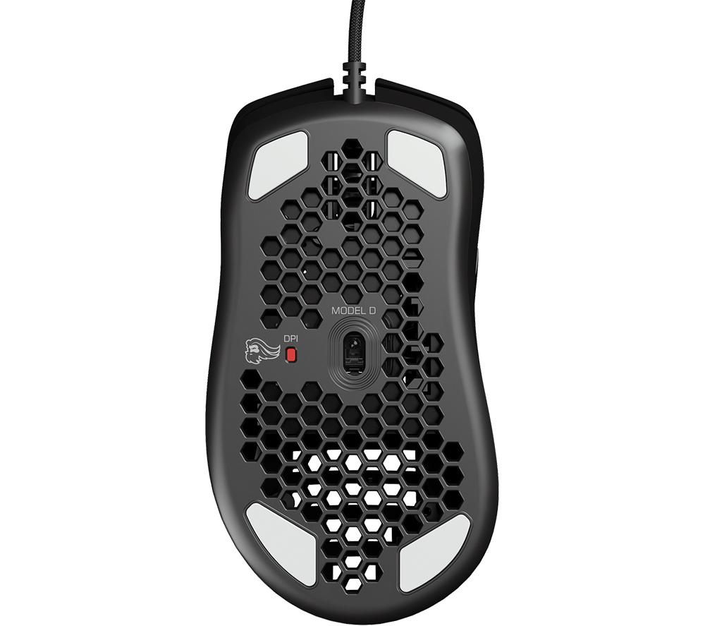 Ratón óptico para juegos GLORIOUS Model D RGB - Negro