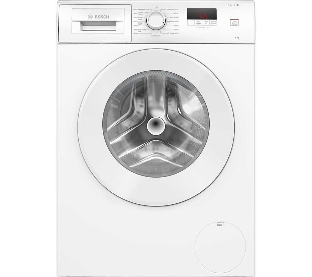 BOSCH Series 2 WGE03408GB 8 kg 1400 Spin Washing Machine - White