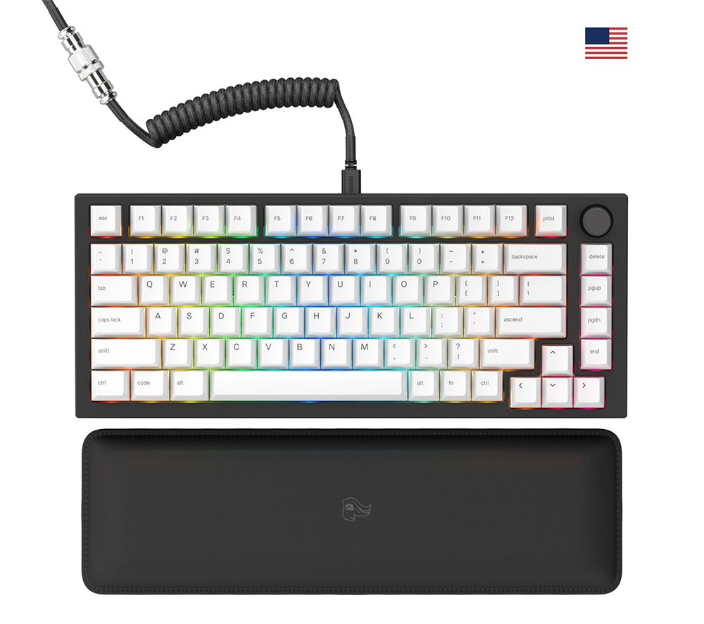 GLORIOUS GMMK PRO Prebuilt 75% Mechanical Gaming Keyboard - Black