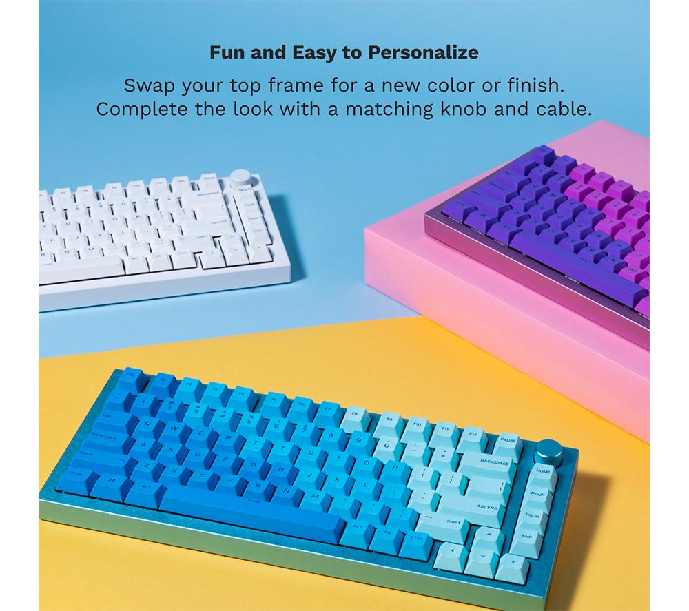 GLORIOUS GMMK PRO Prebuilt 75% Mechanical Gaming Keyboard - Black