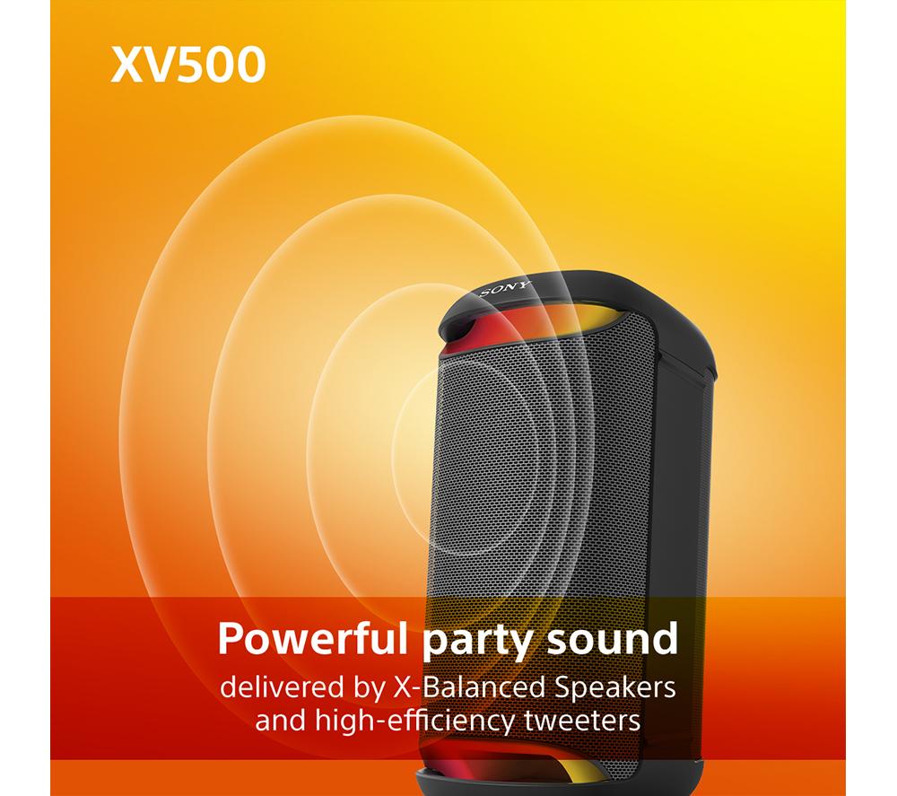 Altavoz para fiestas Megasound Bluetooth SONY SRS-XV500B - Negro