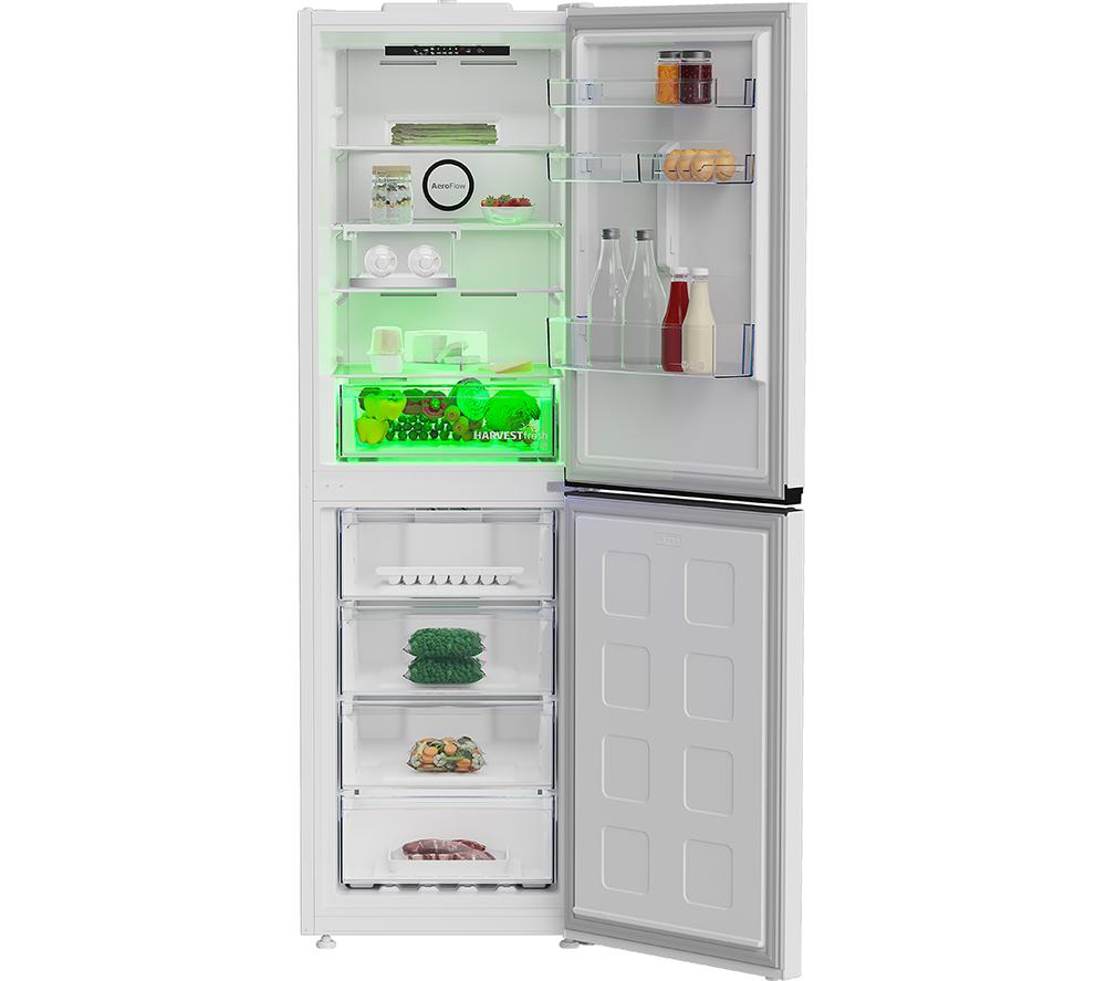 BEKO Pro HarvestFresh AeroFlow CNG4692VW 50/50 Fridge Freezer - White
