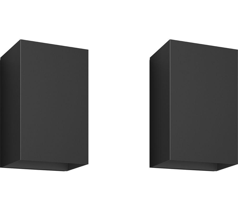 PHILIPS HUE White and Color Ambiance Resonate Smart Outdoor LED Wall Lamp - Black, Twin Pack